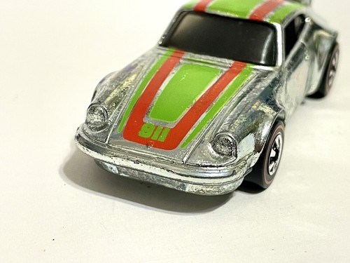 VTG Hot Wheels Super Chromes P-911 Porsche No.9200 UP 1:64 1975 Mattel - Picture 8 of 9