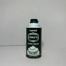 NOS Vintage Brut Faberge Shave Cream Regular 11 oz. MADE IN USA