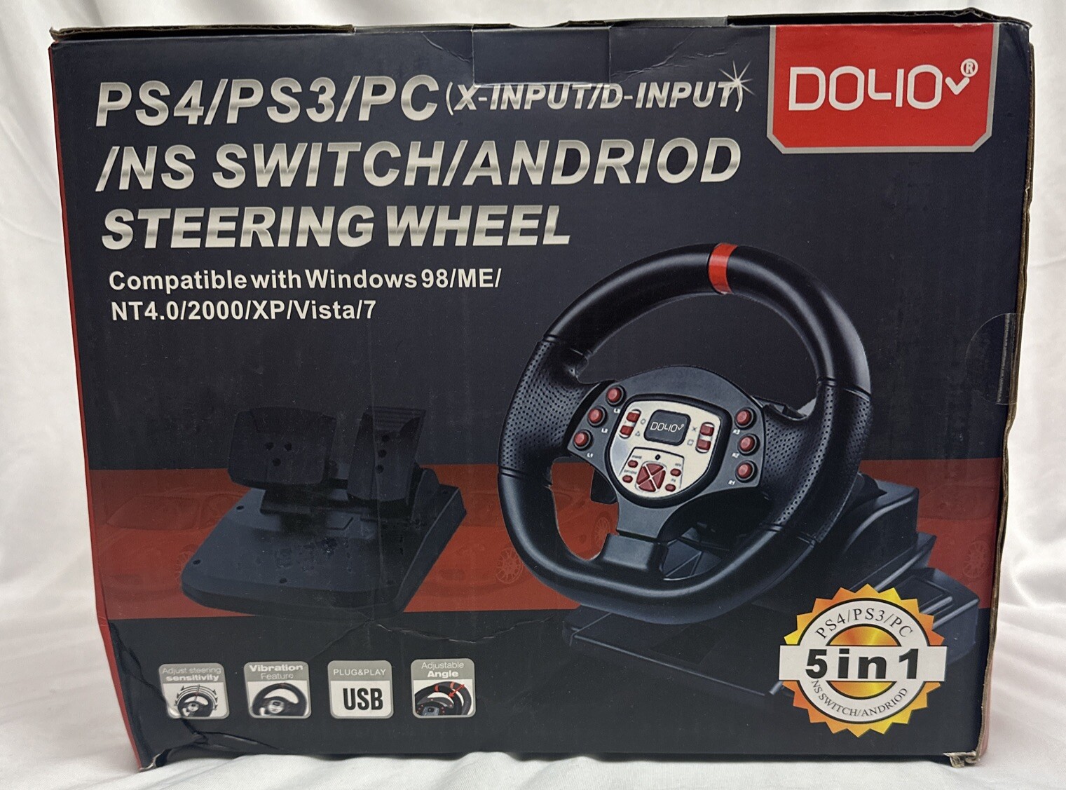 DOYO Gaming Racing Wheel Xbox One Steering Wheels Driving Sim Car Simulator eBay