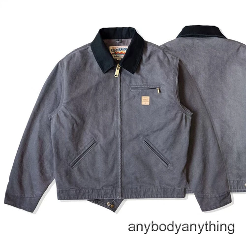 Retro Jacke Herren Loose Fit American Classic Vintage Workwear - Bild 23 von 39
