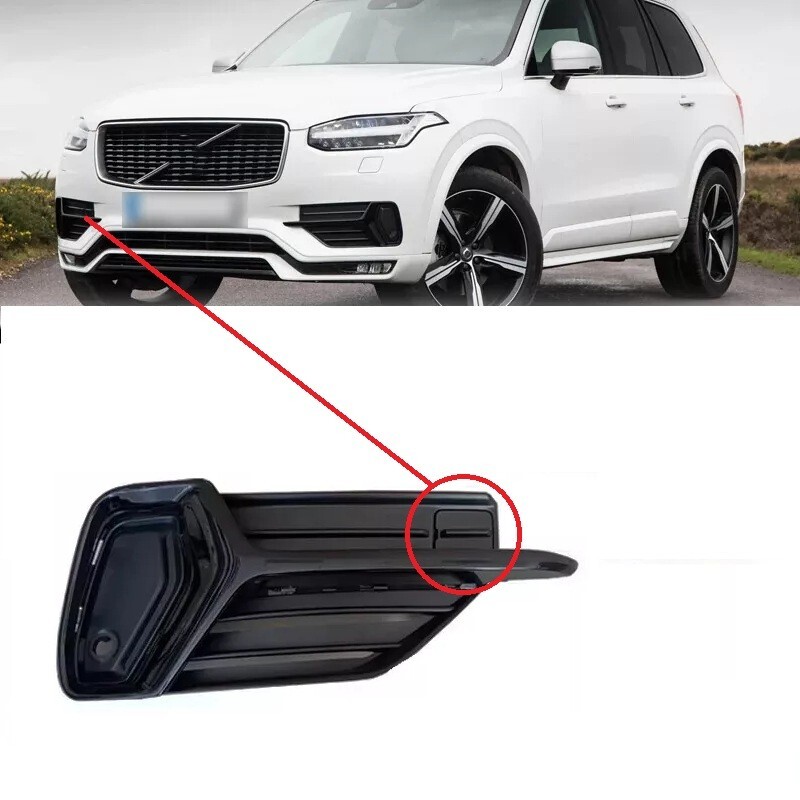 Front Bumper Tow Hook Eye Cover Cap Tow Eye Lid Fit Volvo XC90 2016-19 ...