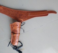 Fondina pistola cintura pelle revolver pistola lavorata .22 .38/357 .44/45 Cal Western