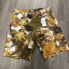 STAPLE MENS COPPER CHINO SHORTS SIZE 32 NEW RETAIL 34