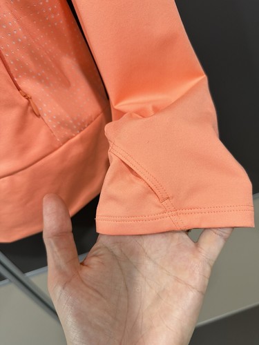 NWT Adidas Women’s Sz L Golf 2018 US Open Shinnecock Hills Orange Jacket - Picture 4 of 9