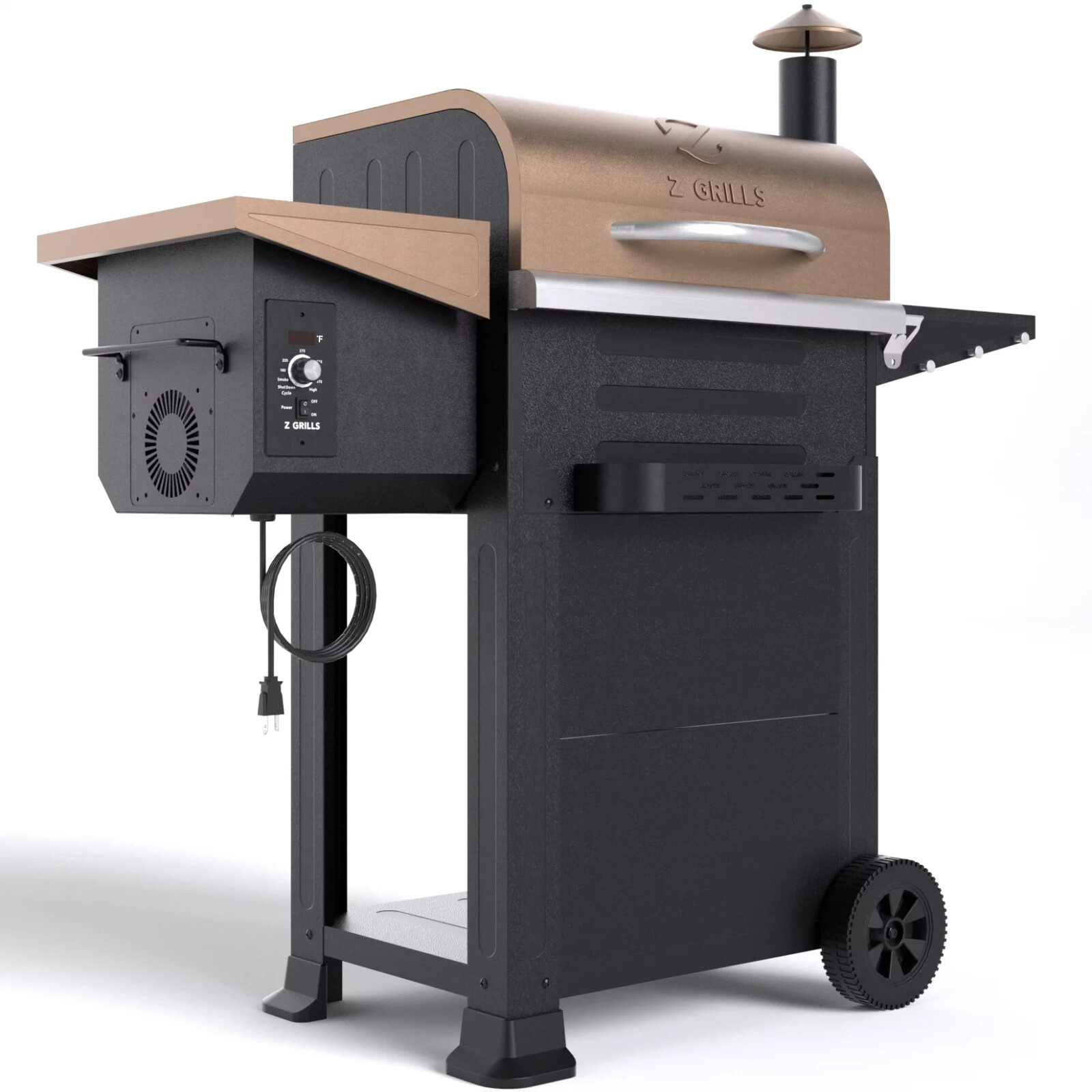 Z GRILLS ZPG6002B 573 sq. in. Wood Pellet Grill and Smoker, Copper eBay