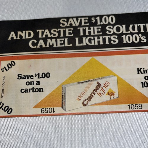 1979 Camel Lights Kings Or 100’s Coupon McCalls - Bild 3 von 8