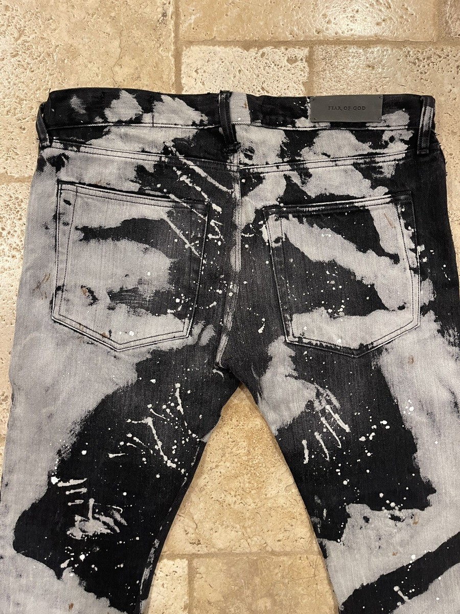 Fear of God x Maxfield Tie Dye Selvedge Romper Denim Pants | eBay