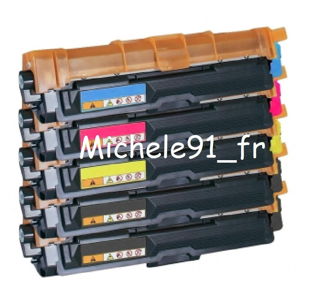 Toner Brother TN241 TN245 pour éviter les pannes d'encre sur imprimante DCP lot 5 recharges