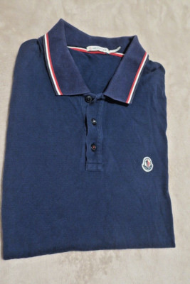 Moncler Polo Shirt Short Sleeve Maglia Manica Corta Size XL | eBay