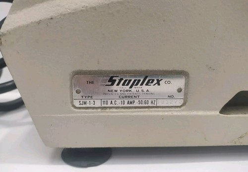 Cucitrice elettrica vintage Staplex resistente modello SJM-1-3 - funzionante - Foto 5 di 7