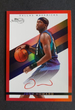 Josh Howard 423/869 Topps Signature 2009 Card Dallas Mavericks Red
