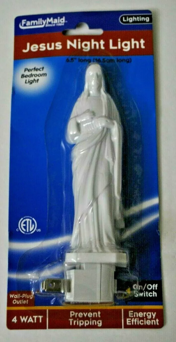 Jesus Christ Cristo Savior Religious Holy Night Light Plug In Luz NEW