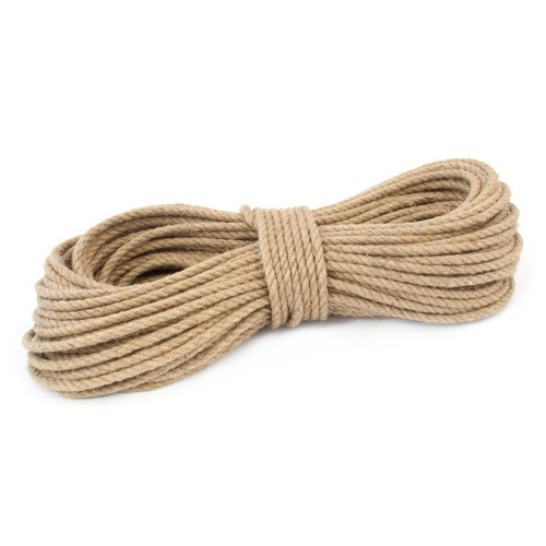 100% Natural Jute Hessian Rope Twine Decorative Cord Garden Decking ...