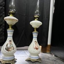 Napoleon And Josephine Oil Lamps 
