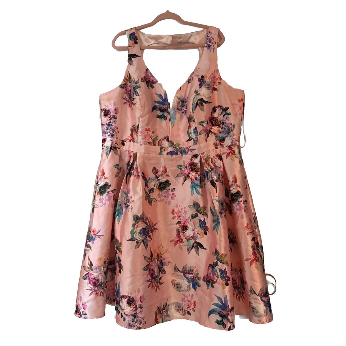 Women's Dress City Chic XL/22W Pink Floral | eBay