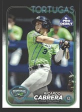 Ricardo Cabrera #PD-84 2024 Topps Pro Debut Daytona Tortugas
