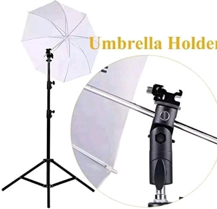 FOTYRIG Camera Speedlite Mount Flash Stand Bracket Umbrella Mount Holder Shoe... - Image 4 of 4