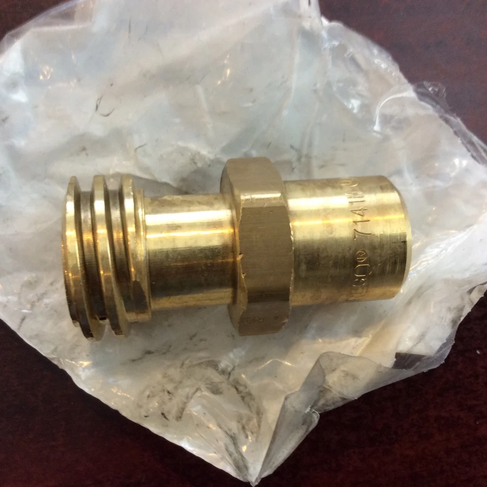 RE7141M Nuevo Conector Tanque LP Macho Propano GLP Rego Sistema de Combustible Parte  Foto 4 de 4