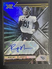 2021 Panini XR Rookies Auto /199 Racey McMath #198 Rookie Shield Auto RC