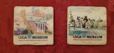 USGA Tumbled Marble ArtandStone Commemorative Coasters