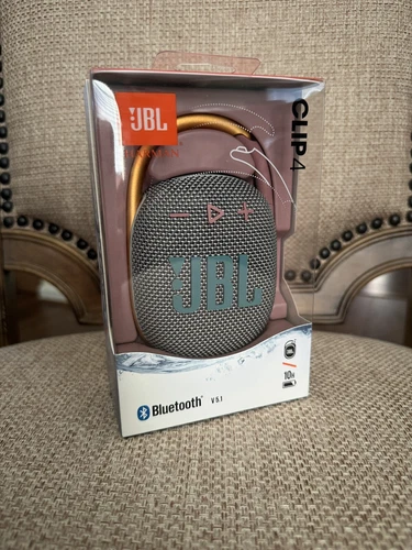 JBL Clip 4 Portable Mini Bluetooth Speaker - Gray Brand New Sealed