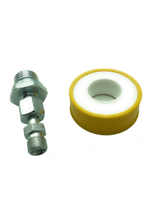 Herdanschluss Adapter Set 1/2'' auf 1/4'' Gasherd an Propan Flasche anschließen 