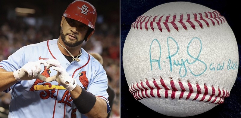 Albert Pujols PSA/DNA Authentic Autographed Signed Baseball St. Louis Cardinals