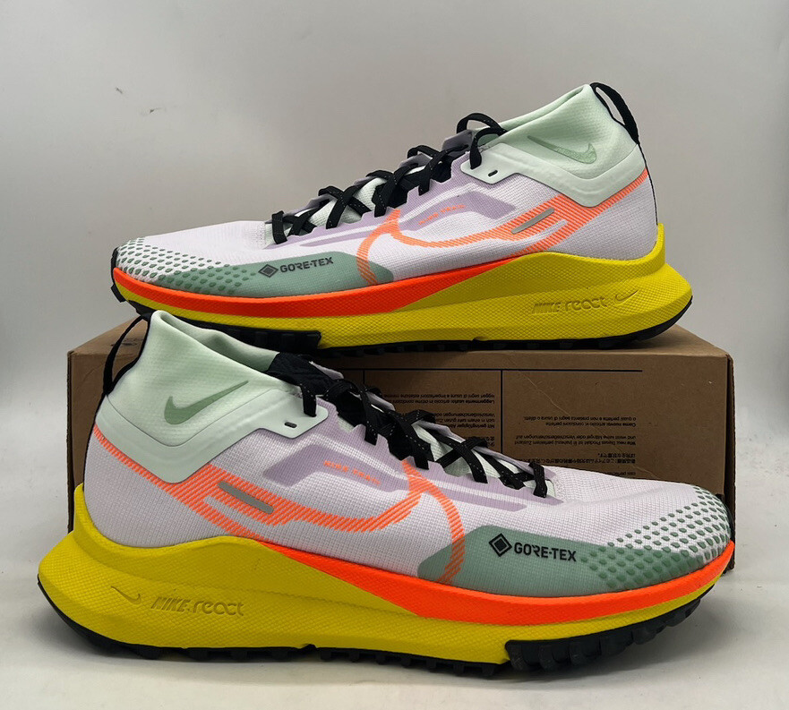 Nike React Pegasus Trail 4 GTX GORETEX Shoes White DJ7926500 Mens