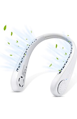 DGLK the Portable Neck Fan from Popular Earphone Design,The Leafless Neck Fan Pe
