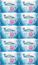 Natracare Safe to Flush Moist Tissues 30 Wipes (Pack of 10)