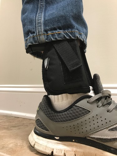 Ankle Holster fits Beretta Bobcat with Laser RH Concealment Carry Nylon WANK 1LZ - Picture 5 of 6