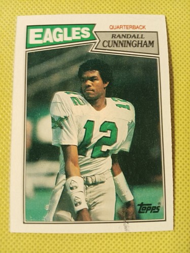 1987 RANDALL CUNNINGHAM TOPPS NFL ROOKIE CARD RC #296 PHILADELPHIA EAGLES UNLV