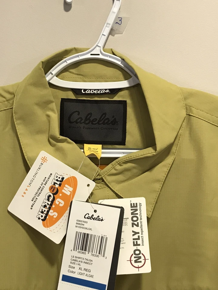Cabela’s Insect Defense Men’s Long Sleeve XL Size Shirt - Image 2 of 4