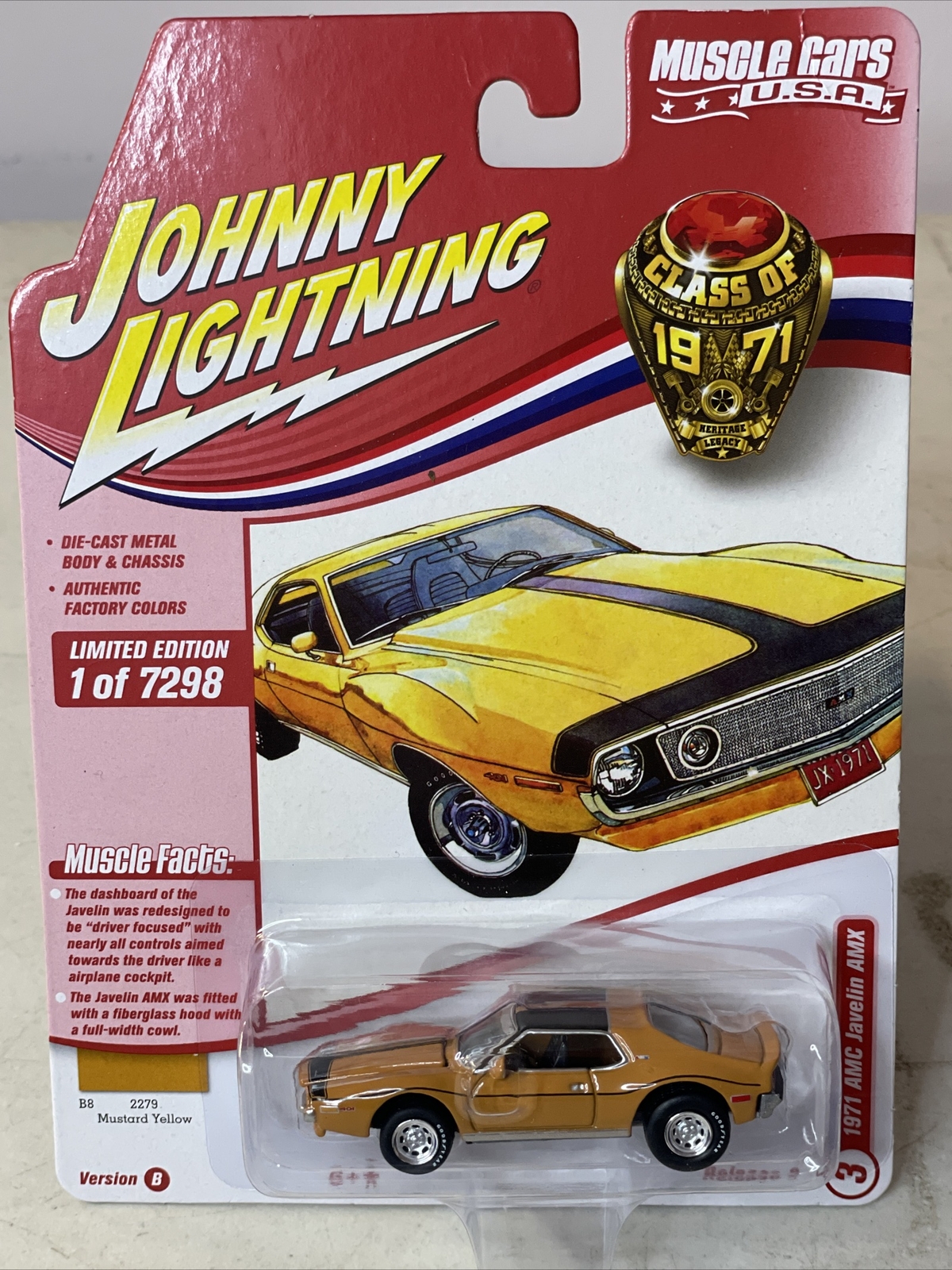 Yellow Javelin Car