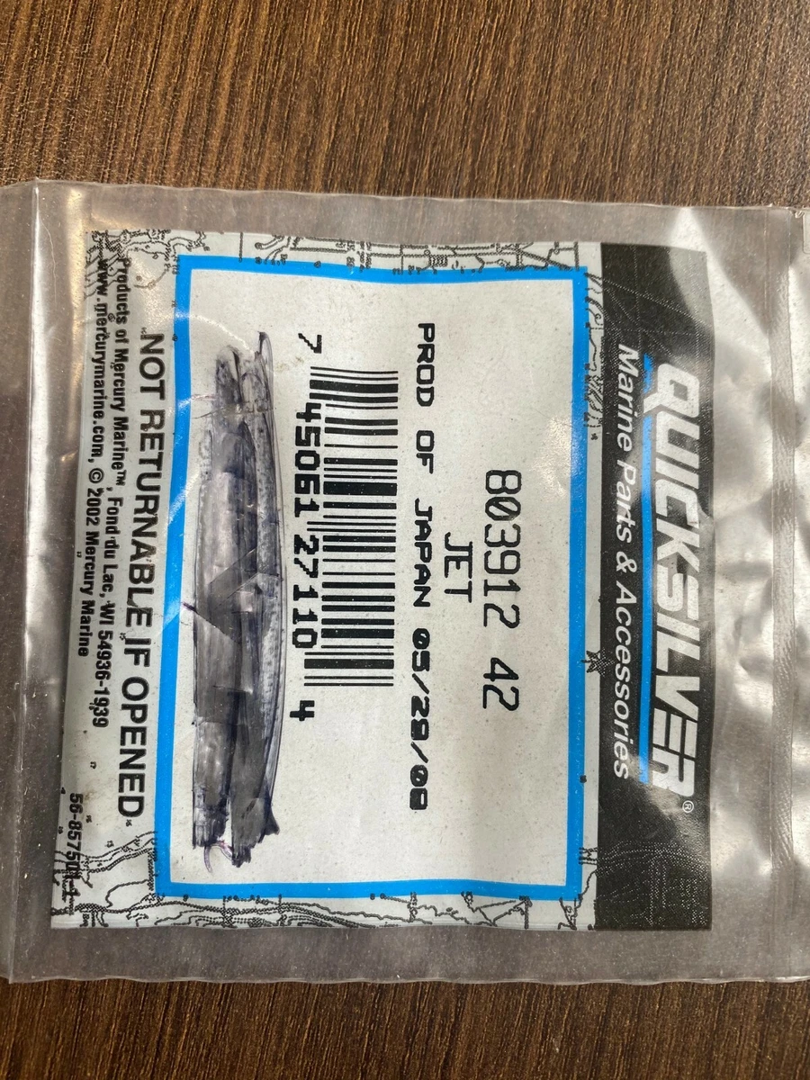 NOS OEM MERCURY QUICKSILVER JET PN 80391242 | eBay 