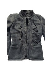 Givenchy Military Style Suede Jacket From 2005 Runway By Riccardo Tisci