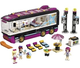 LEGO 41106 Friends Pop Star Tour Bus 100% Complete w/ Manuals