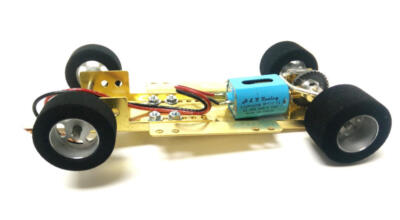 H&R Racing HRCH05 Adjustable Chassis Slot Car - 1/24 Scale With Silicone Tires & 40K Motor