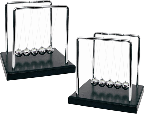 2 Pack Newton'S Cradle Balance Balls 7 1/4" | Desk Toys & Accessories
