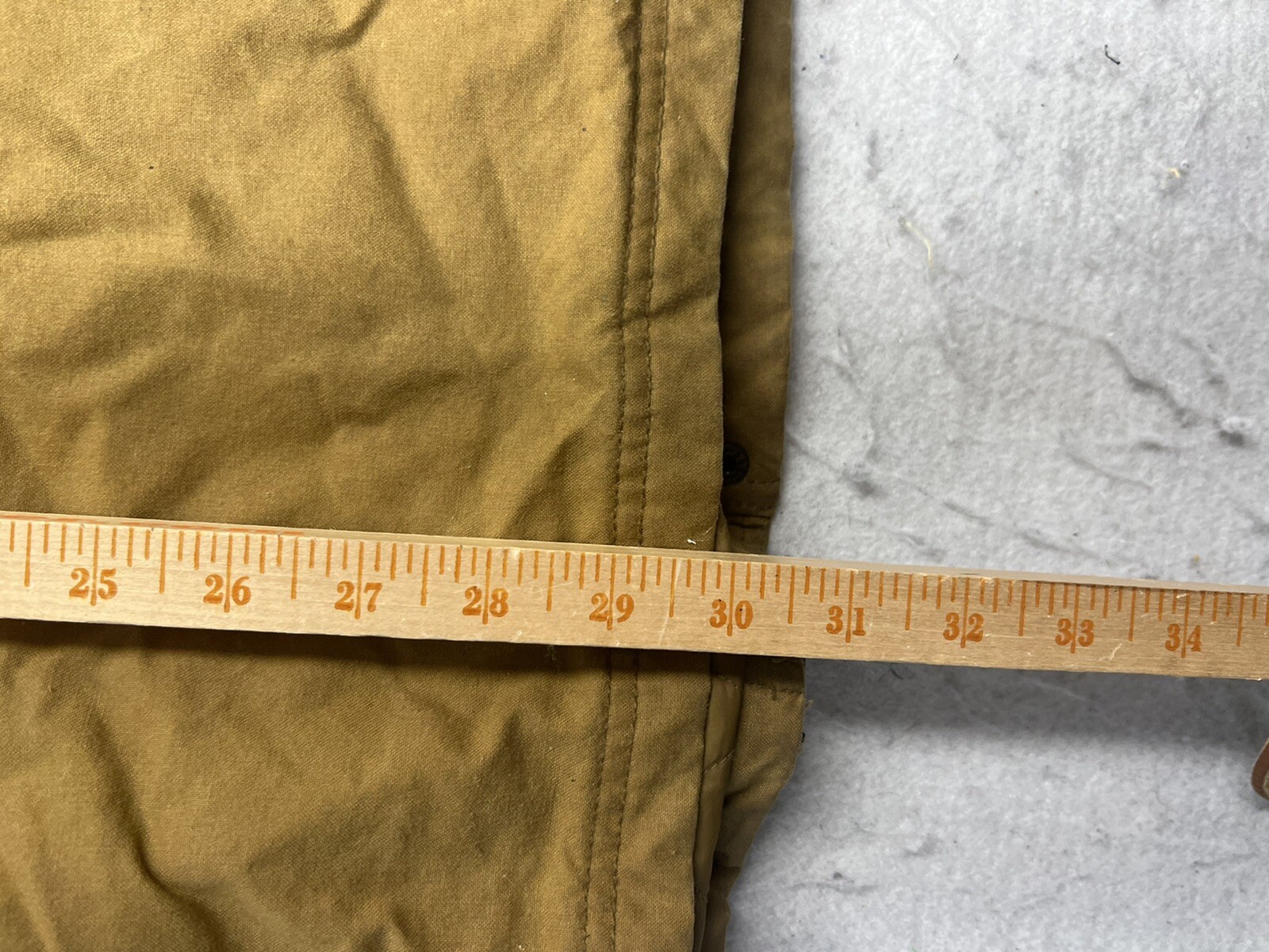 Vintage Ll Bean Waxed Canvas Jacket Tan Hunting Style Mens Large eBay