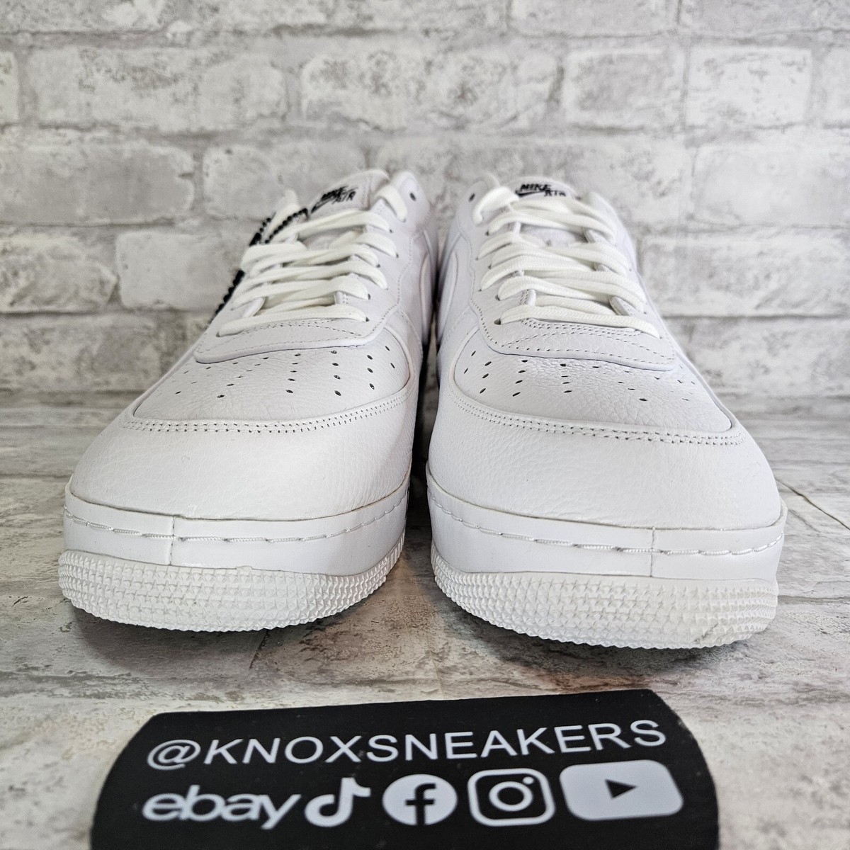 Nike Air Force 1 CMFT Equality White Sneaker BHM AF1 AQ2118