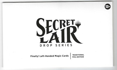 MTG Secret Lair Finally! Left-Handed Magic Cards [SEALED FOIL