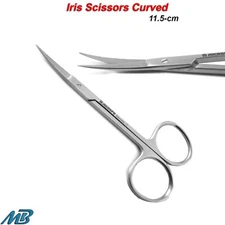 Medspo Iris Scissors Curved 11.5-cm Surgical Dental Veterinary Instruments