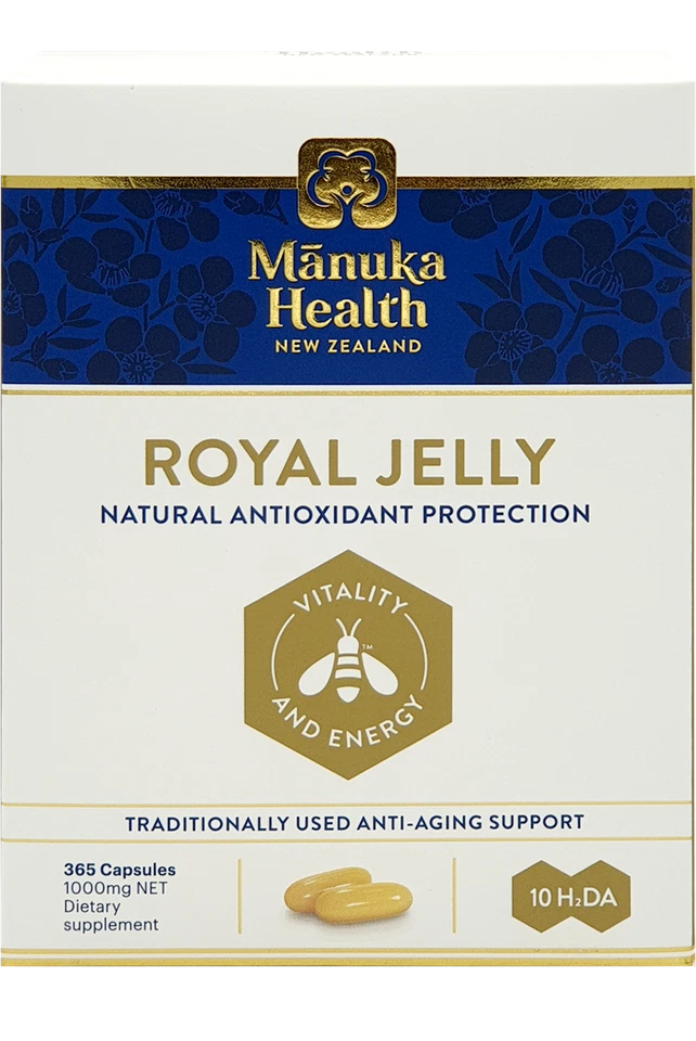 Manuka Health NEW ZEALAND Royal Jelly 365caps - Image 2 of 4