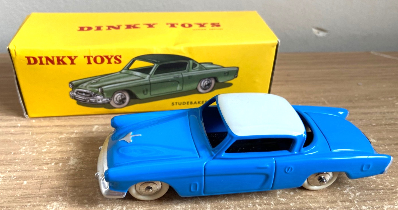 Dinky Toys Studebaker Commander 1/43 – Couleur Orange Et Beige, Rare, Très Bon état