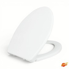 LUXE Bidet Comfort Fit Elongated Toilet Seat - Slow-Close Quick-Release