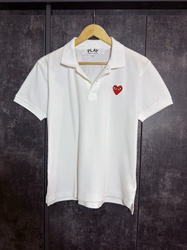 Comme des Garcons Play Heart Polo T-shirt Junya Watanabe Rare Raf Streetwear M