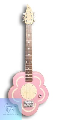 DaisyRock Daisy Guitar Pink Floral Design