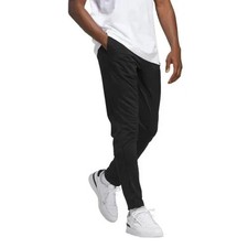 NEW Adidas Men's Track Pant Tricot Ankle  Pocket Zip, Black, Size MEDIUM