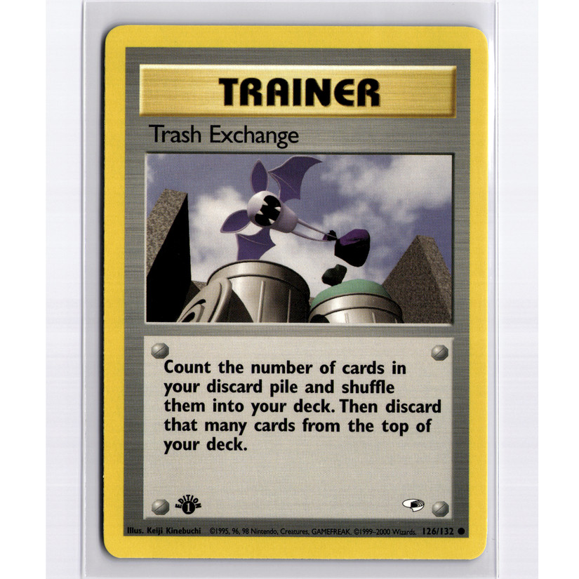 Trash Exchange Common 1st Edition 126/132 Gym Heroes NM